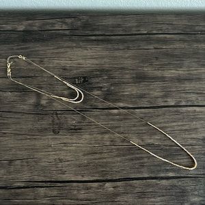 Multi-layer Gold Necklace with beaded details